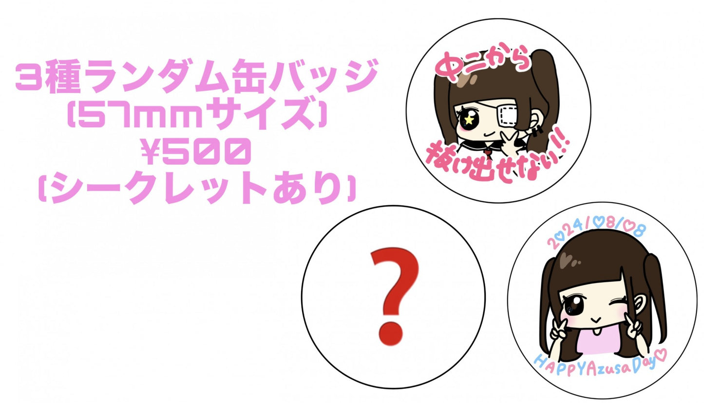 3種ランダム缶バッジ