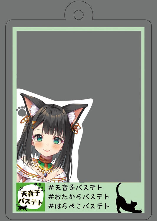 【天音子バステト】一緒につれてって!ハッシュタグつきフォト風アクキー