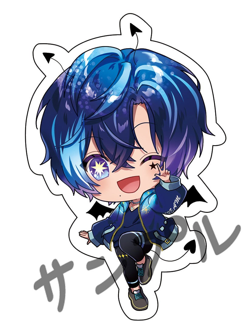 【藍月咲夜】ミニキャラステッカー【デビルver】