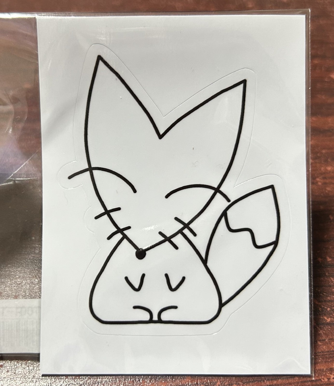 きつねさんステッカー