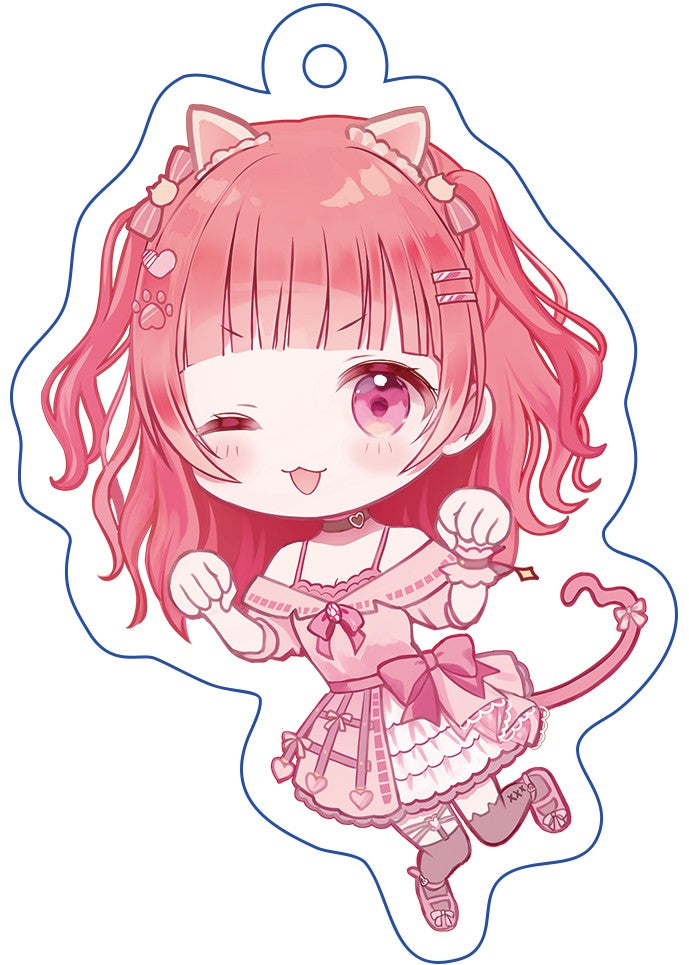 【かみしゃま】猫耳アクリルキーホルダー